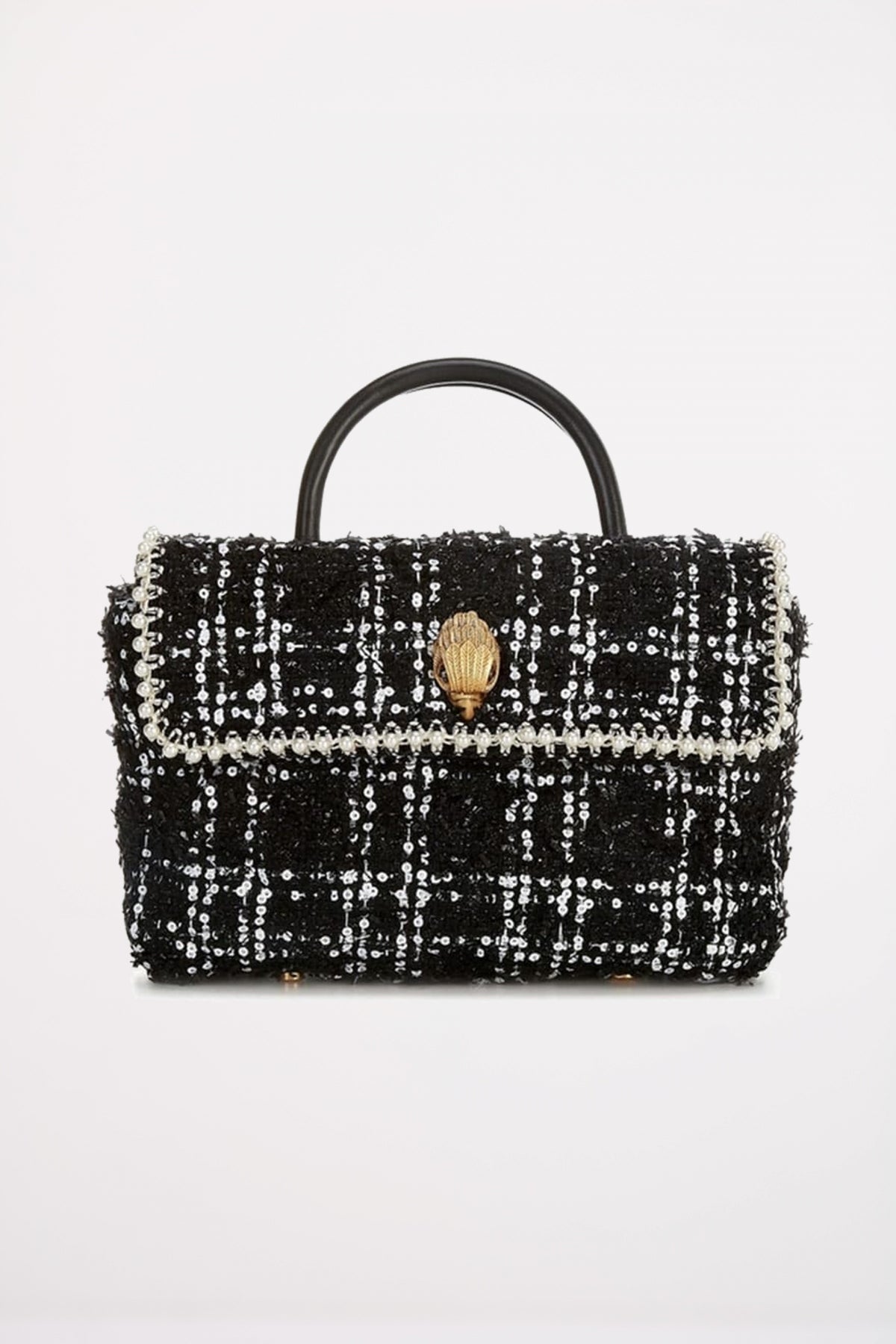 Kurt geiger tweed kensington bag deals