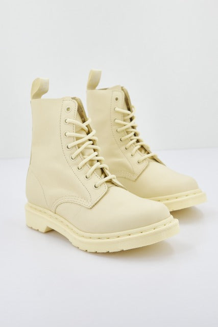 DR. MARTENS PASCAL MONO TOILE CRE en color AMARILLO  (3)