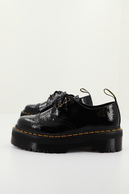 DR. MARTENS  QUAD TC DISTRESSED en color NEGRO  (2)