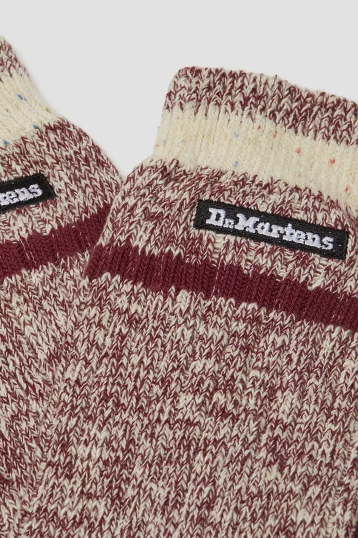 DR. MARTENS MARL SOCK en color BURDEOS  (3)