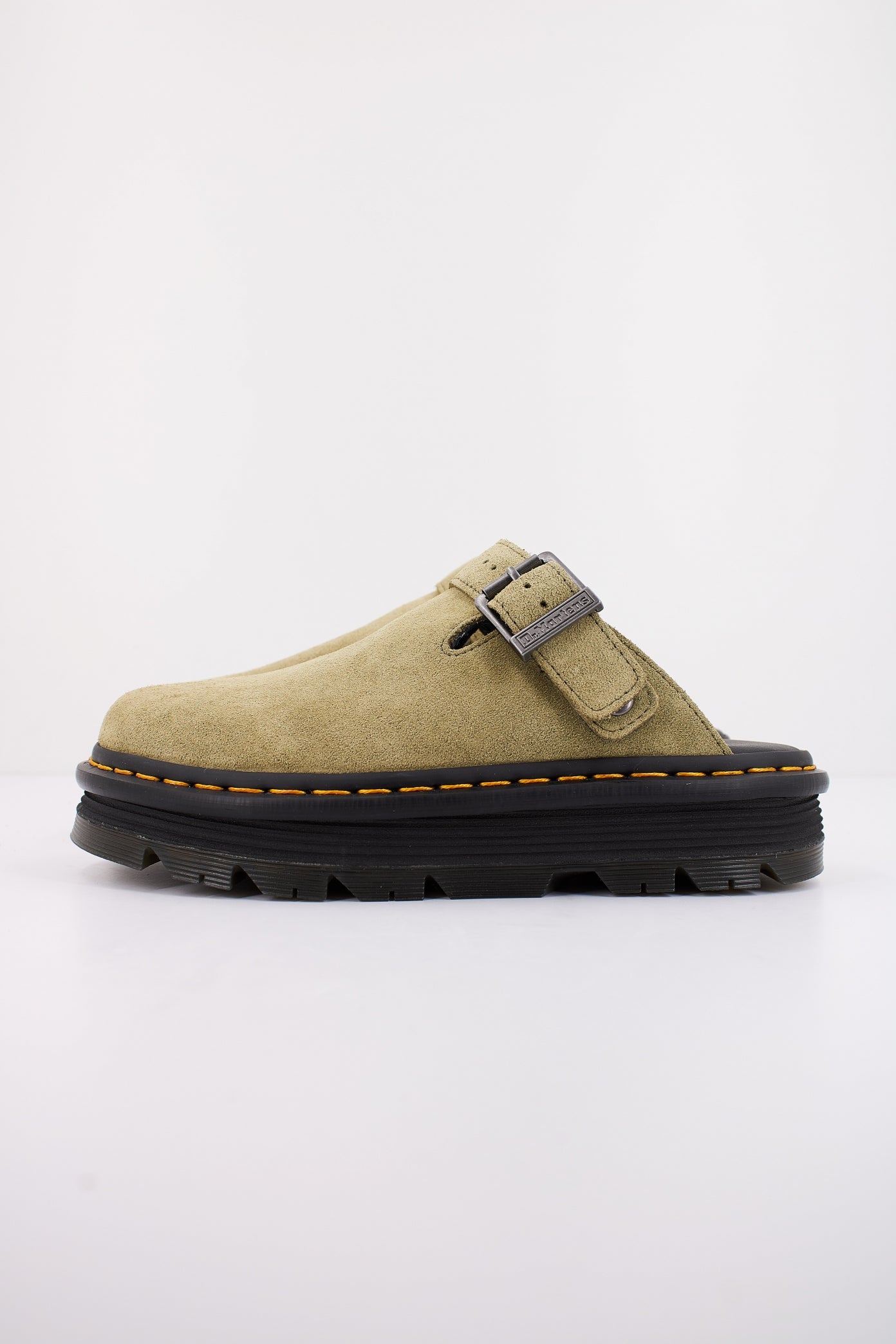 DR. MARTENS ZEBZAG MULE en color VERDE  (1)