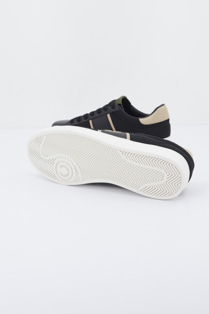 FRED PERRY SPENCER MESH/LEATHE en color NEGRO  (4)