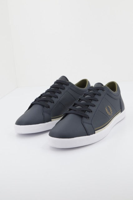 FRED PERRY  BASELINE PERF LTHR en color AZUL  (3)