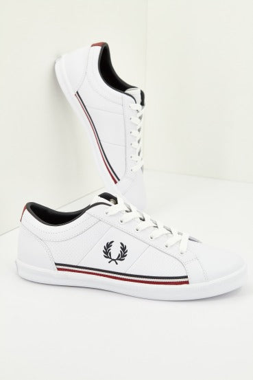 FRED PERRY  BASELINE PERF LEATH en color AZUL  (1)