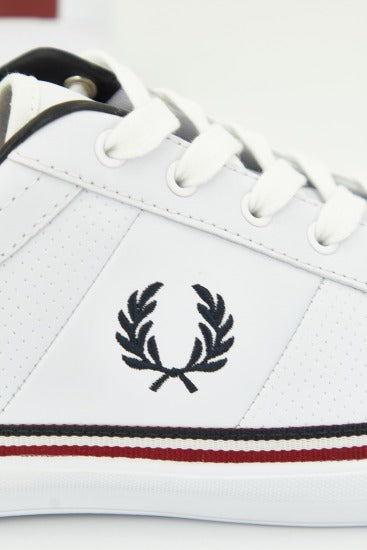 FRED PERRY  BASELINE PERF LEATH en color AZUL  (4)