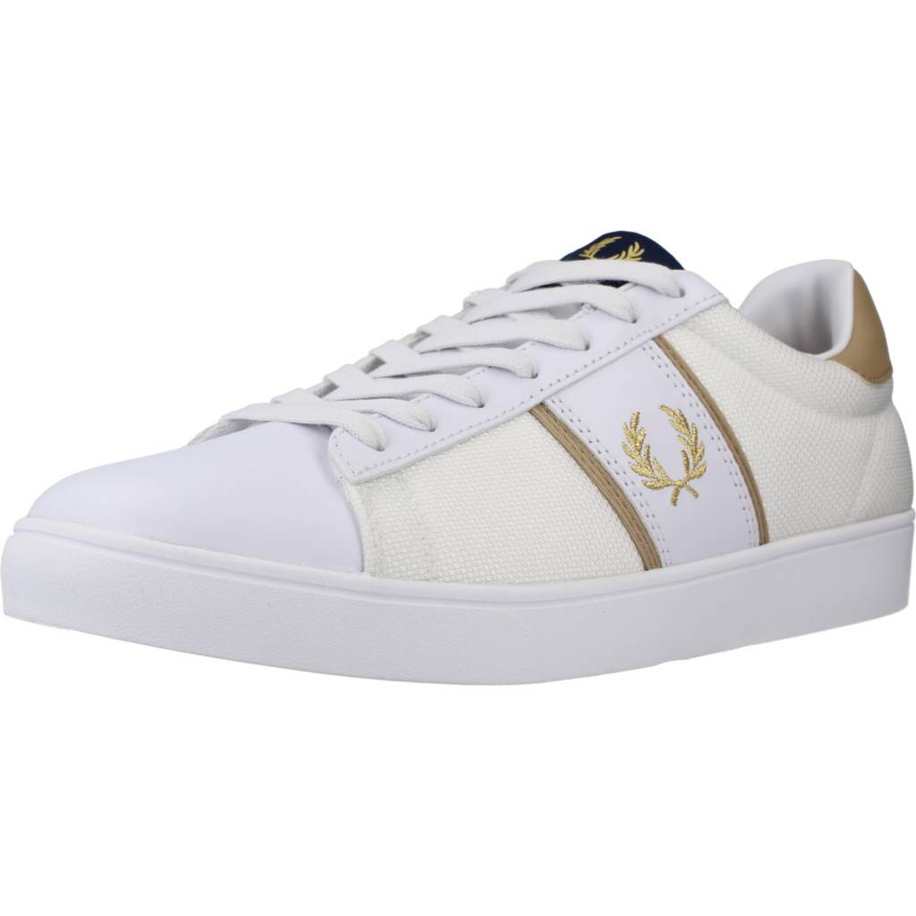 FRED PERRY  SPENCER TEXTURED PL en color BLANCO  (1)
