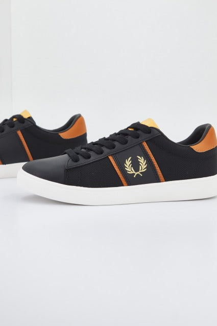 FRED PERRY SPENCER TEXTURED PL en color NEGRO  (1)