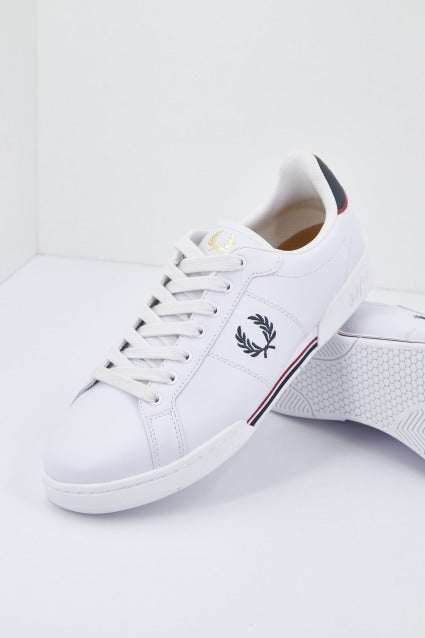 FRED PERRY  B LEATHER en color BLANCO  (3)