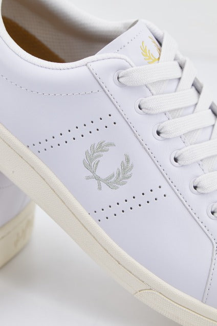 FRED PERRY  B LEATHER en color BLANCO  (4)