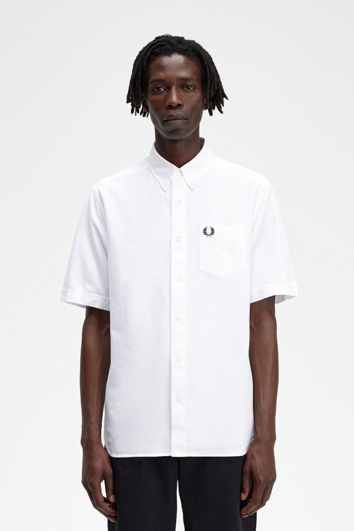 FRED PERRY OXFORD SHIRT en color BLANCO  (1)