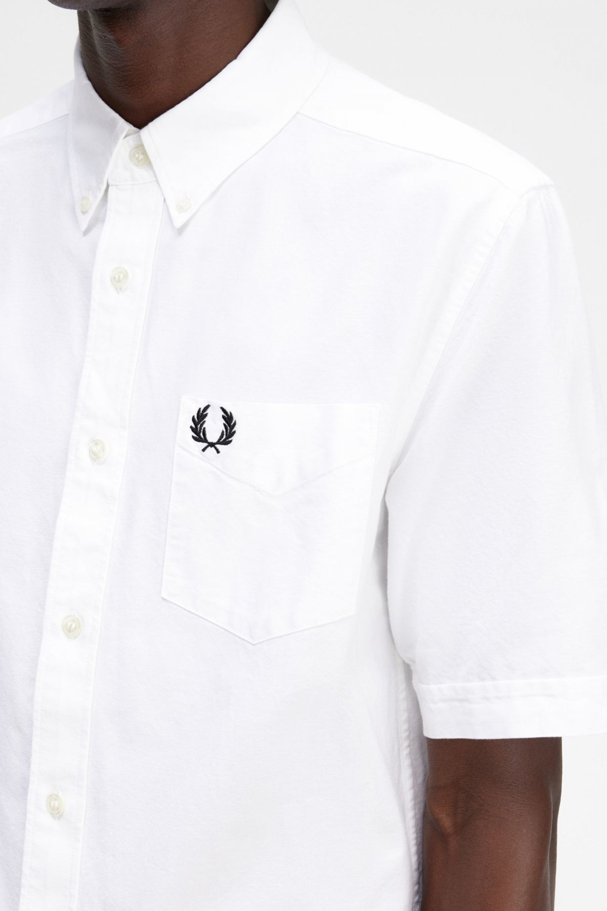 FRED PERRY OXFORD SHIRT en color BLANCO  (4)