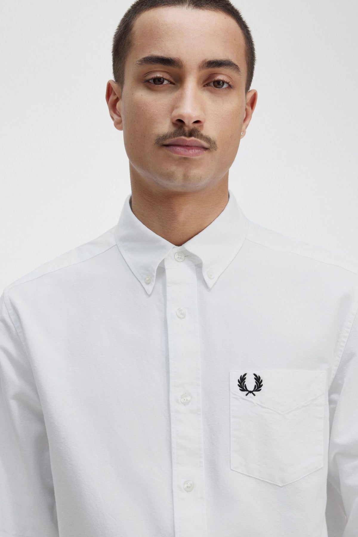 FRED PERRY OXFORD SHIRT en color BLANCO  (4)