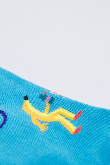 HAPPY SOCKS GBS  en color AZUL  (4)