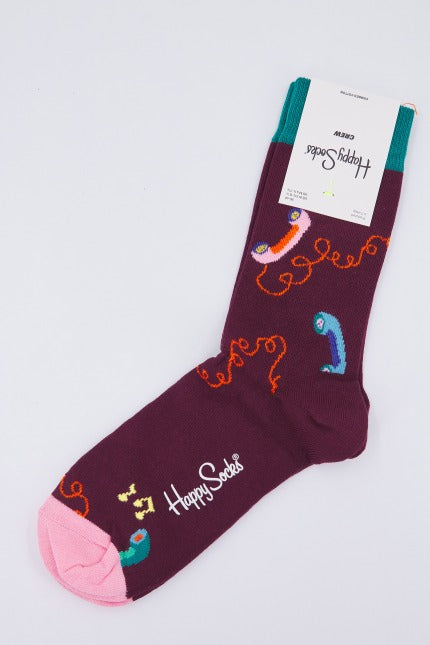 HAPPY SOCKS SIT  en color BURDEOS  (2)