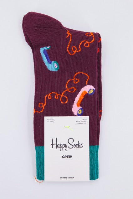 HAPPY SOCKS SIT  en color BURDEOS  (1)