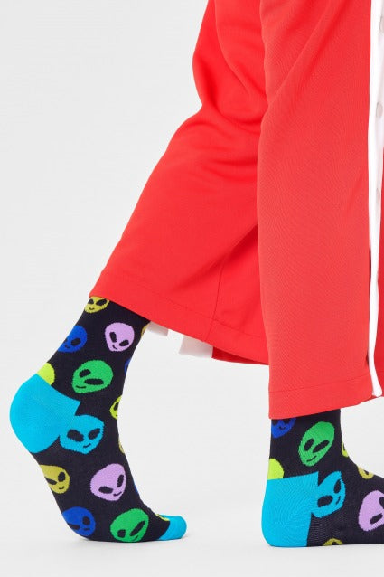 HAPPY SOCKS ALIEN  en color NEGRO  (2)