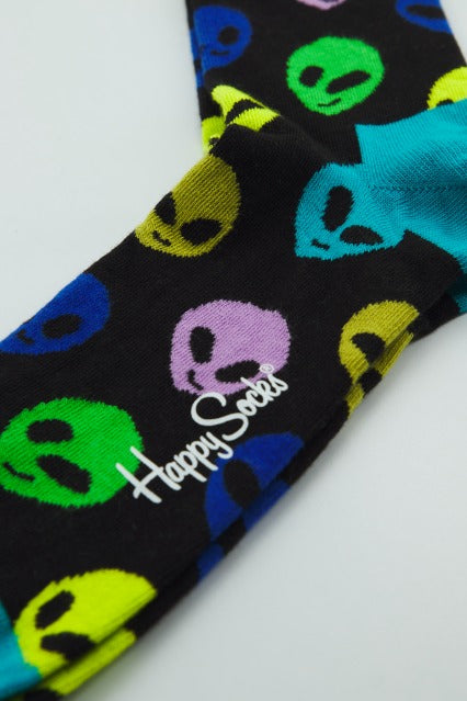 HAPPY SOCKS ALIEN  en color NEGRO  (4)