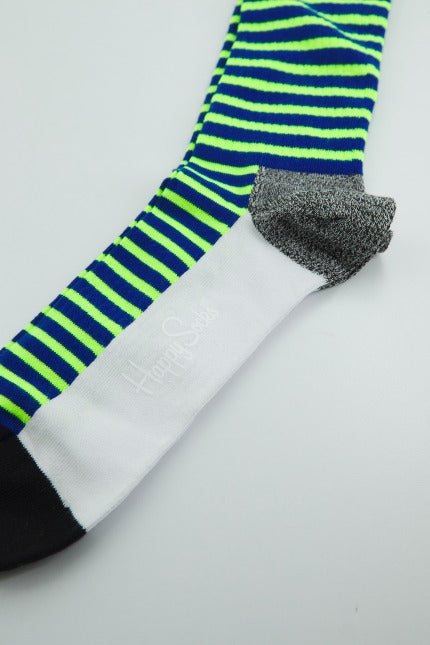 HAPPY SOCKS  NEON STRIPE THIN CREW en color MULTICOLOR  (1)