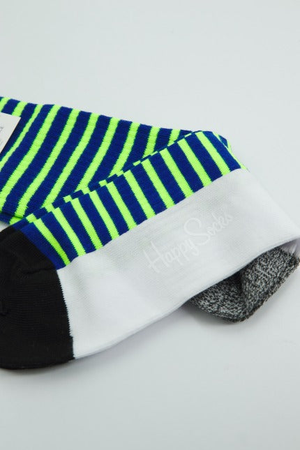 HAPPY SOCKS  NEON STRIPE THIN CREW en color MULTICOLOR  (4)