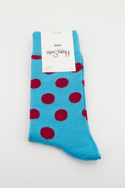 HAPPY SOCKS BIG DOT en color AZUL  (2)