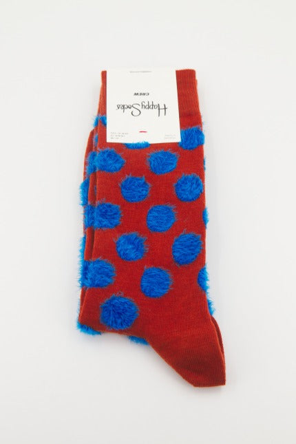 HAPPY SOCKS BIG DOT en color MARRON  (2)