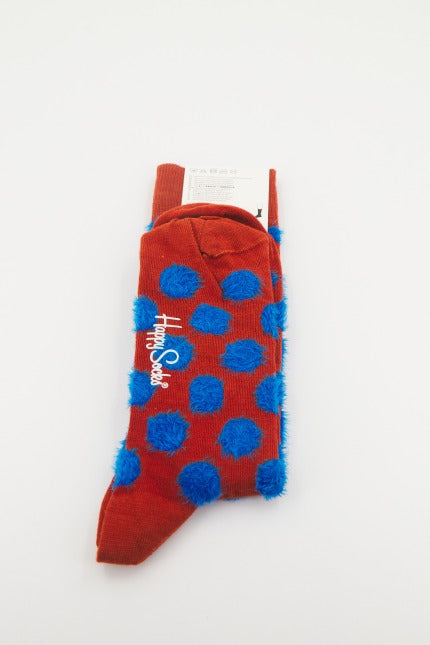 HAPPY SOCKS BIG DOT en color MARRON  (1)