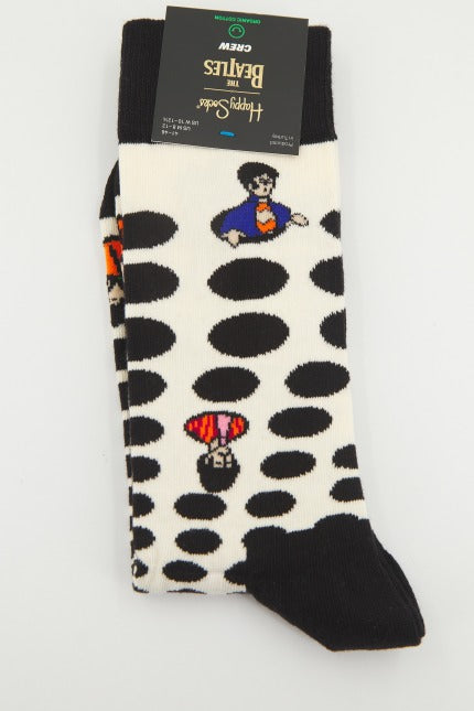 HAPPY SOCKS BEATLES  en color BLANCO  (2)