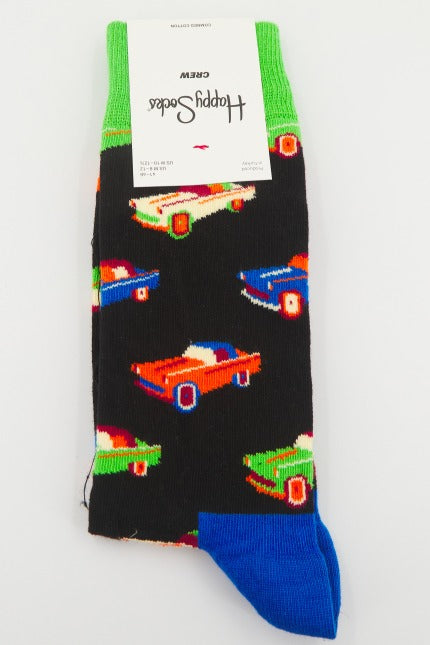 HAPPY SOCKS  CAR en color NEGRO  (2)