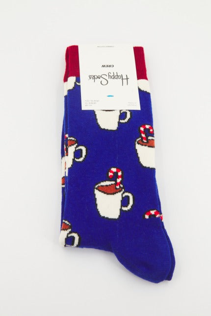 HAPPY SOCKS  CANDY CANE COCOA  en color AZUL  (2)