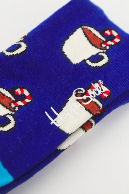 HAPPY SOCKS  CANDY CANE COCOA  en color AZUL  (4)