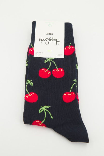 HAPPY SOCKS  CHERRY en color AZUL  (2)