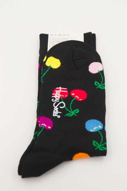 HAPPY SOCKS CHERRY  en color NEGRO  (1)