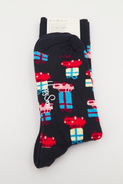 HAPPY SOCKS HOLIDAY SHOOPING  en color AZUL  (1)