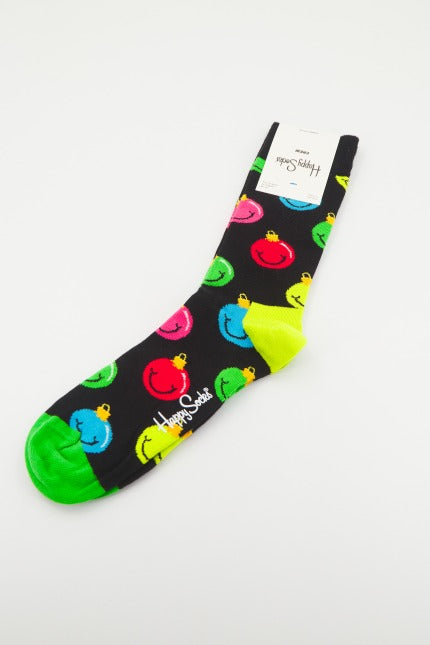 HAPPY SOCKS JINGLE SMAILEY  en color NEGRO  (4)