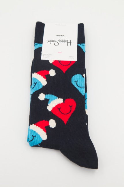 HAPPY SOCKS SANTA LOVE SMILEY  en color MULTICOLOR  (2)