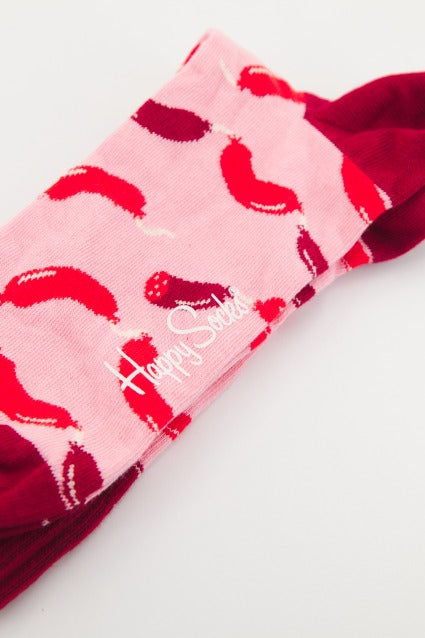 HAPPY SOCKS SAUSAGE en color ROSA  (4)