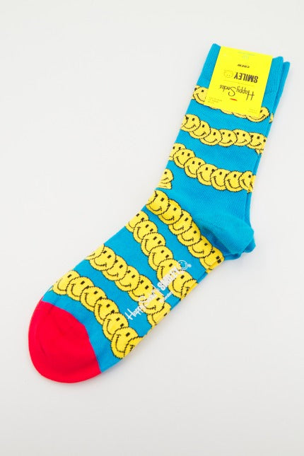 HAPPY SOCKS ZEN SMAILEY en color AZUL  (3)