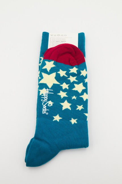 HAPPY SOCKS  STARS en color AZUL  (1)