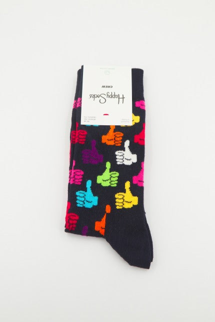 HAPPY SOCKS THUMBS UP SOCK en color NEGRO  (2)