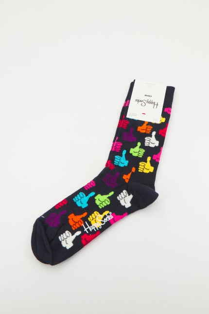 HAPPY SOCKS THUMBS UP SOCK en color NEGRO  (1)