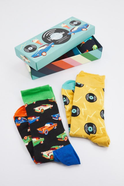 HAPPY SOCKS PACK AT THE DINER SOCK en color MULTICOLOR  (1)