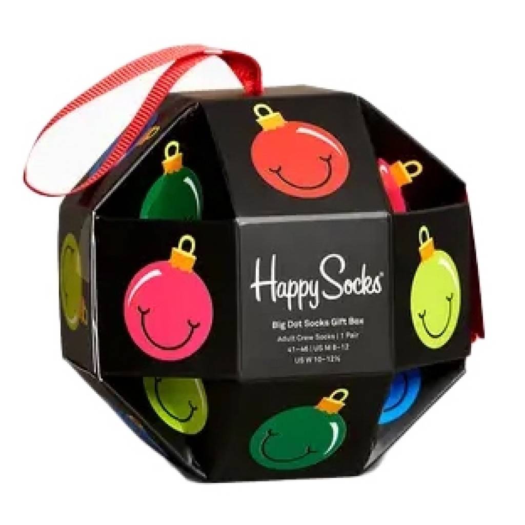 HAPPY SOCKS PACK BAUBLE GIFT BOX en color NEGRO  (5)