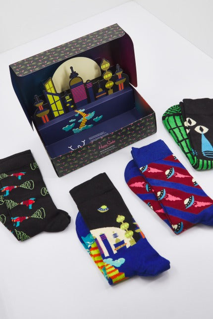 HAPPY SOCKS PACK SPACE en color MULTICOLOR  (1)