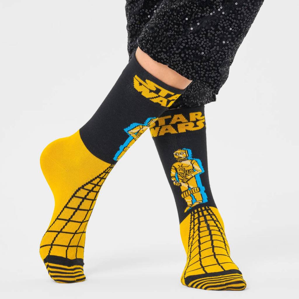 HAPPY SOCKS STAR WARS C-PO SOCK en color AMARILLO  (4)