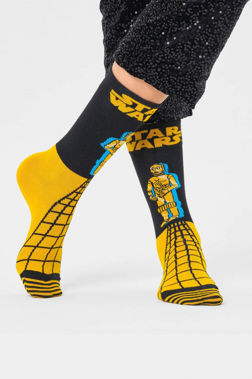 HAPPY SOCKS STAR WARS C-PO SOCK en color AMARILLO  (1)