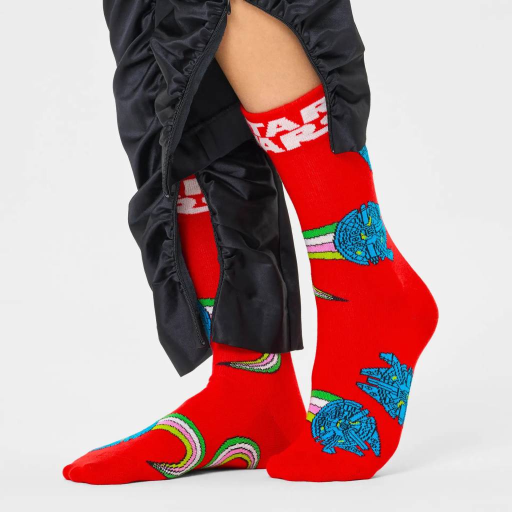 HAPPY SOCKS STAR WARS MILLENNIUM FALCON en color ROJO  (4)