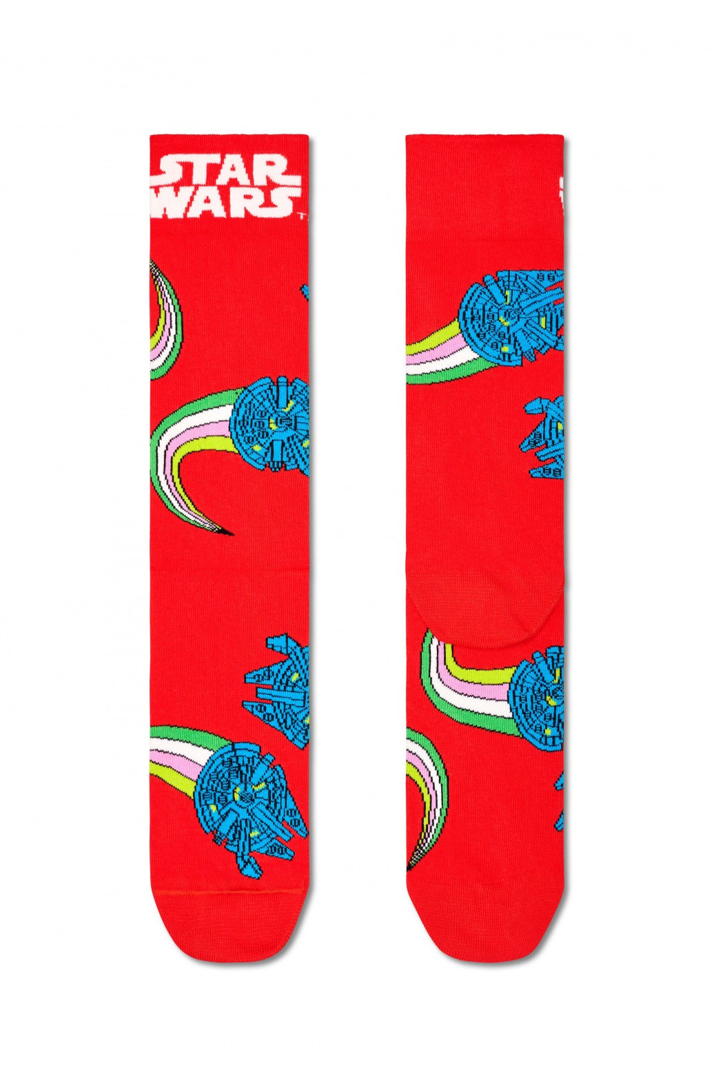 HAPPY SOCKS STAR WARS MILLENNIUM FALCON en color ROJO  (2)