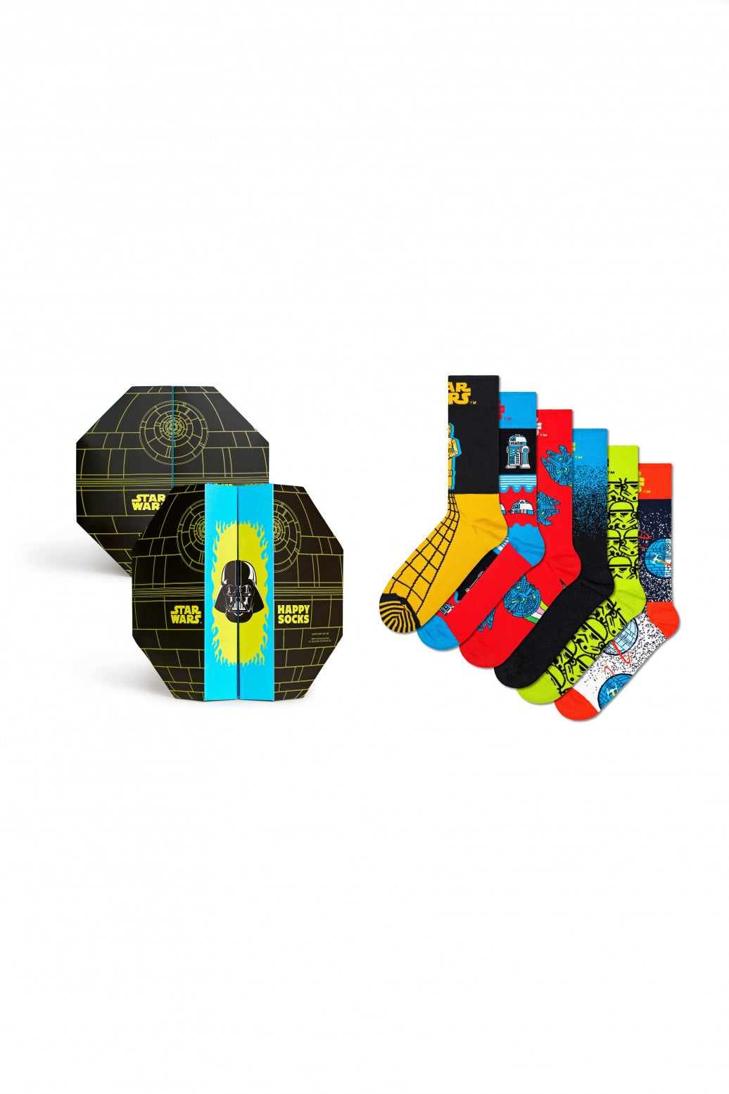 HAPPY SOCKS STAR WARS-PACK GIFT SET en color MULTICOLOR  (2)