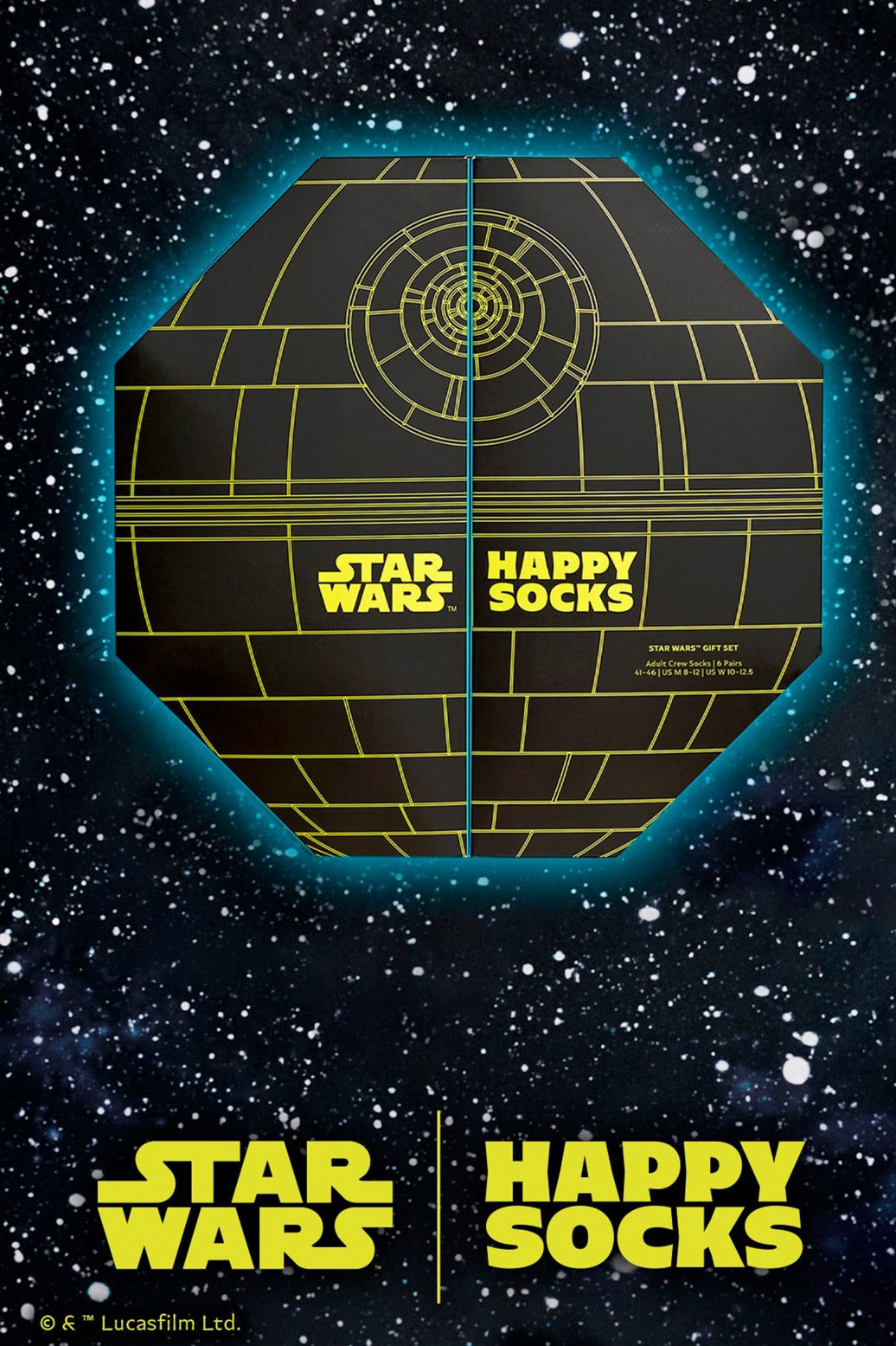 HAPPY SOCKS STAR WARS-PACK GIFT SET en color MULTICOLOR  (3)