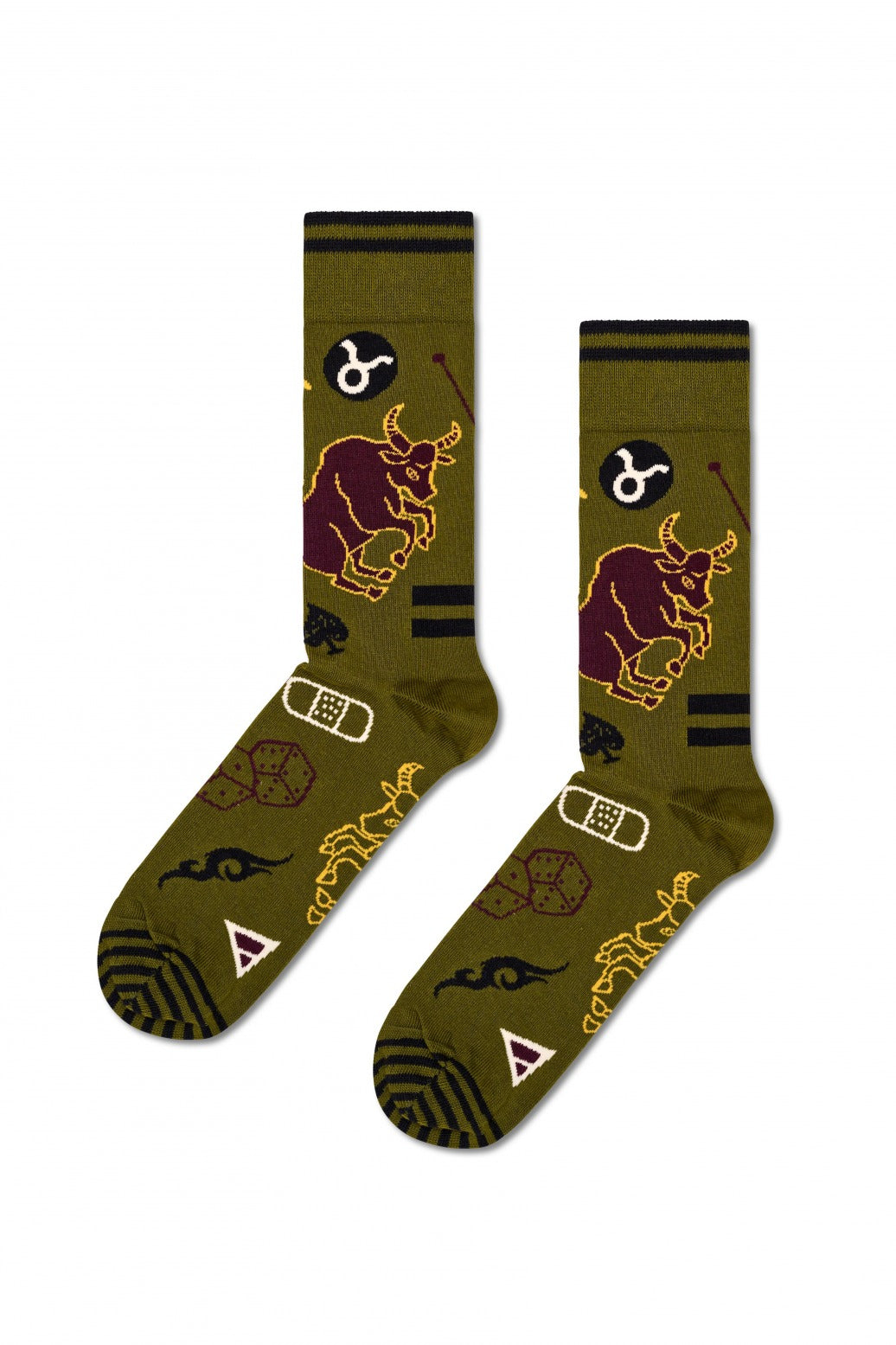 HAPPY SOCKS TAURUS SOCK en color VERDE  (2)